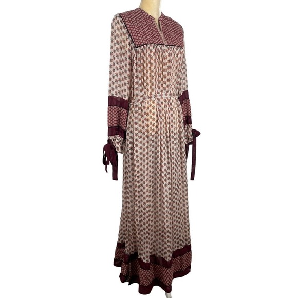 Scotch & Soda Boho Maxi Dress Small Cottagecore Prairie Vintage Inspired - Picture 9 of 16